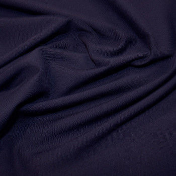 Organic Cotton Jersey Fabric in Navy