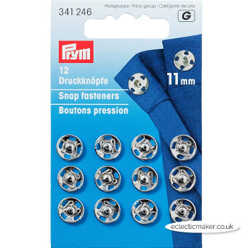 Prym Snap Fasteners / Press Studs (Sew-On) - 11mm
