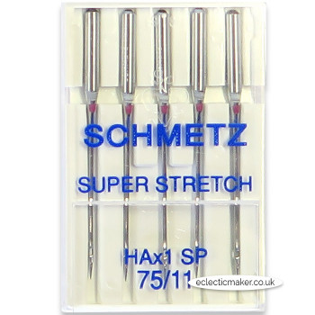 Schmetz Overlock / Super Stretch Needles HAx1SP Size 75/11