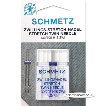 Schmetz Twin Needle Stretch 4.0/75