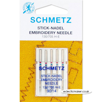 Schmetz Embroidery Needles Size 90/14