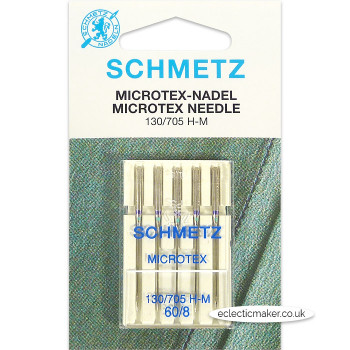 Schmetz Microtex Needles Size 60/8