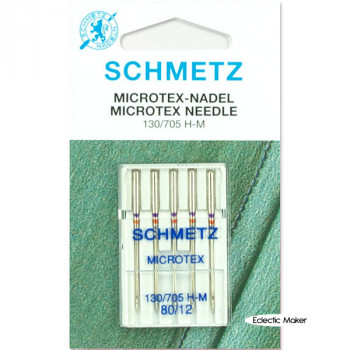 Schmetz Microtex Needles Size 80/12