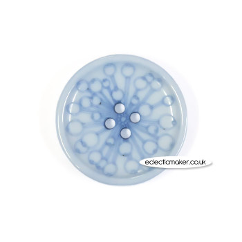Seed Head Buttons in Pale Blue - 28mm