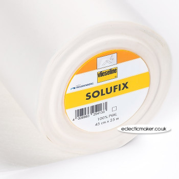 Vlieseline Solufix Self-Adhesive Water-Soluble Embroidery Backing