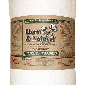 124" Warm and Natural Cotton Batting/Wadding - The Warm Company