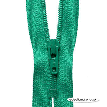 YKK Zipper Dress & Skirt in in Bright Green